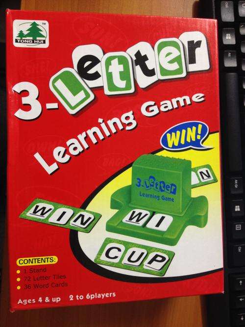 1 ON AUCTIONS !!! 3 LETTER LEARNING GAME