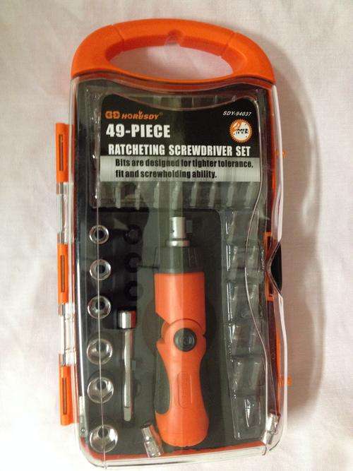 1 ON AUCTIONS !!! 49 Piece Ratcheting Screwdriver Set