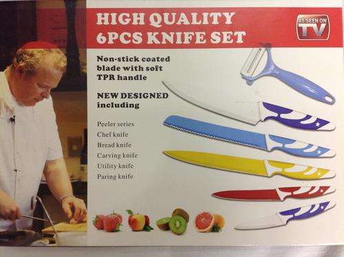 2 ON AUCTIONS !!! High Quality 6Pcs Knife Set