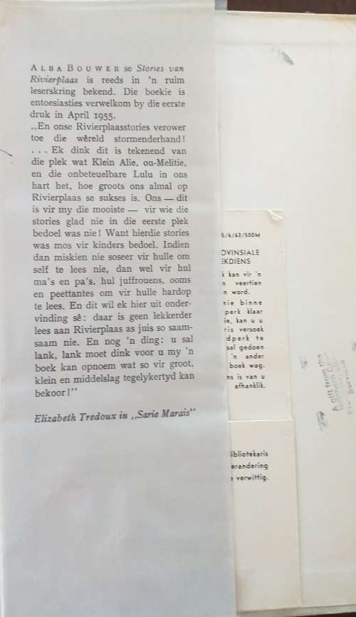 Stories van Rivierplaas - Alba Bouwer