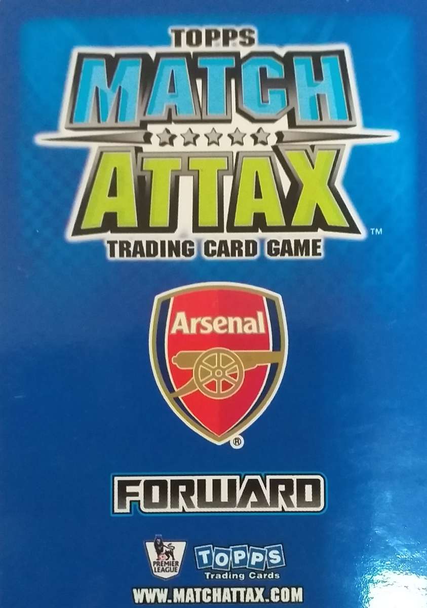 Match Attax Emmanuel Adebayor - Arsenal