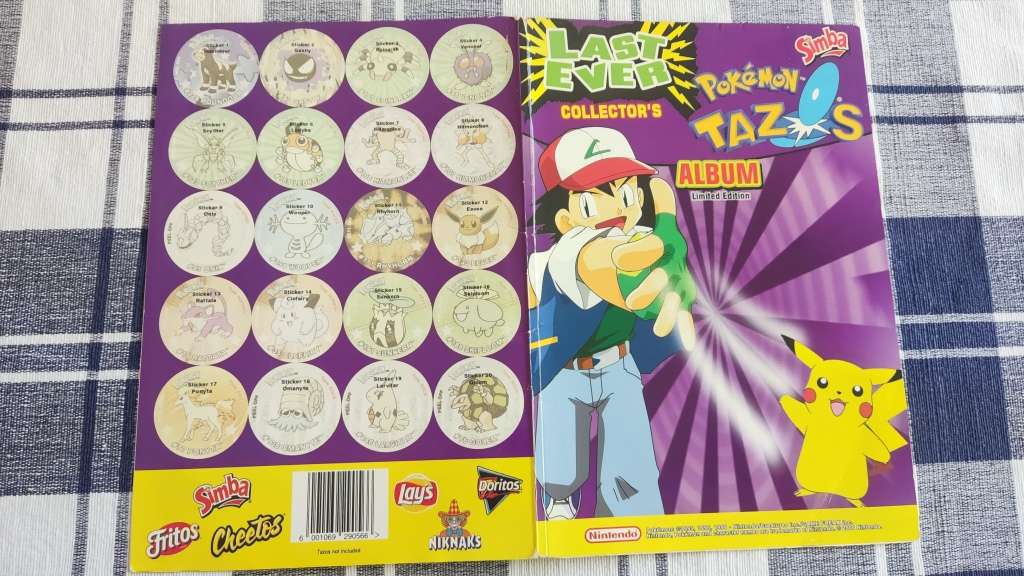 Pokemon Last ever tazo album