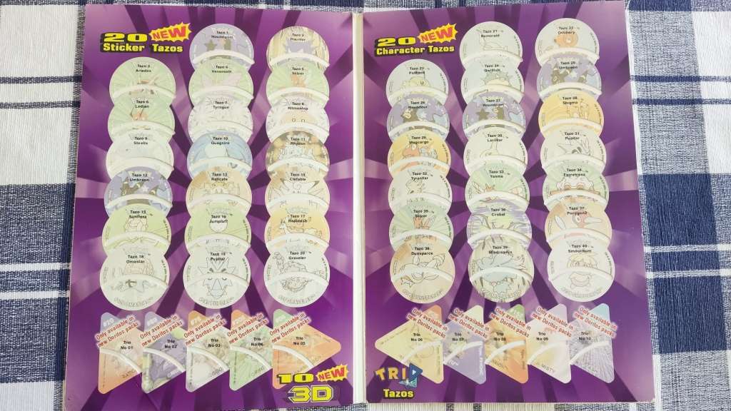 Pokemon Last ever tazo album