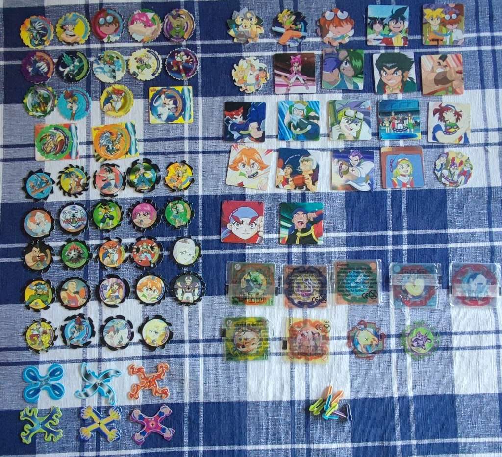 Beyblade Tazos Incomplete Collection