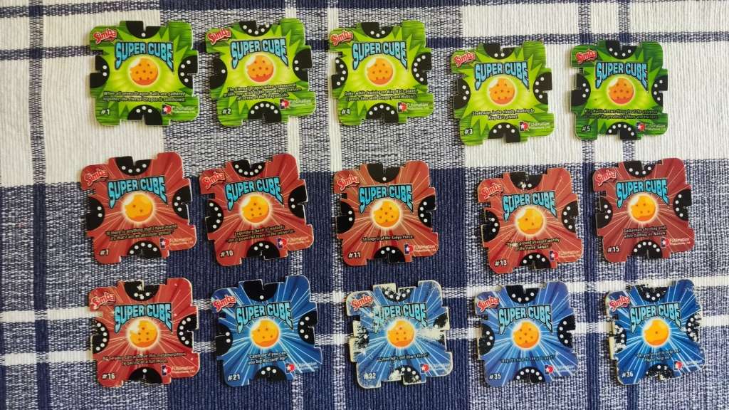 Dragon ball Z Cube tazos