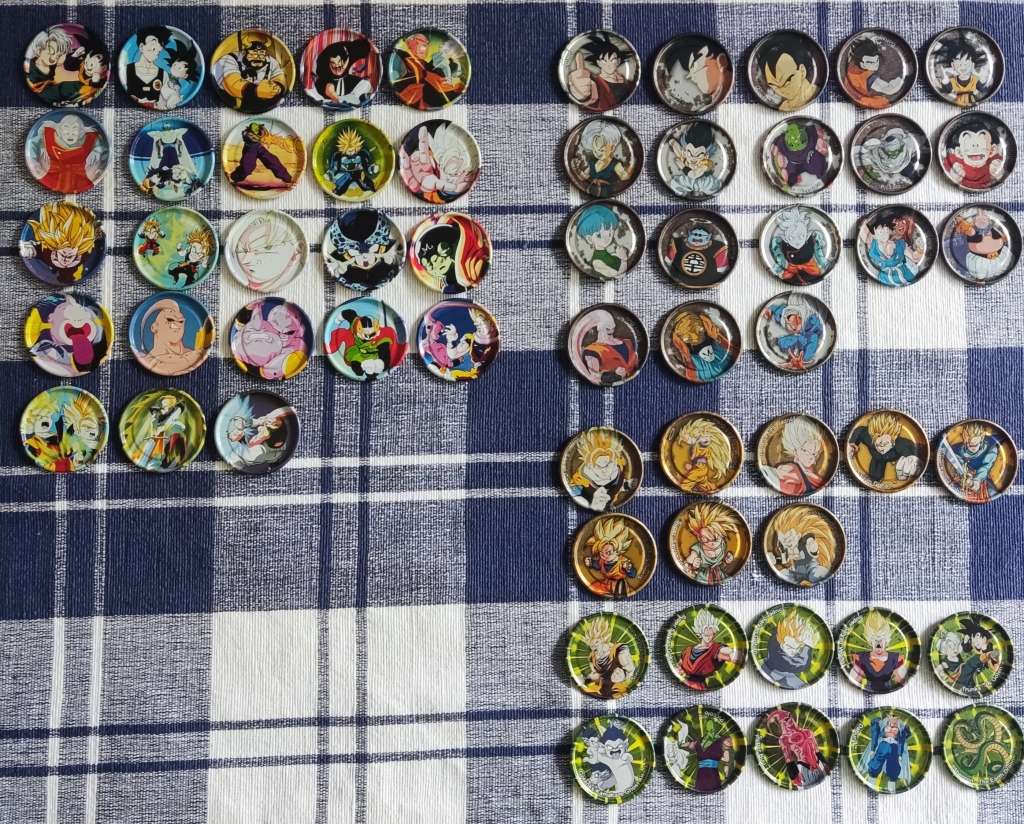 Dragon ball Z tazos