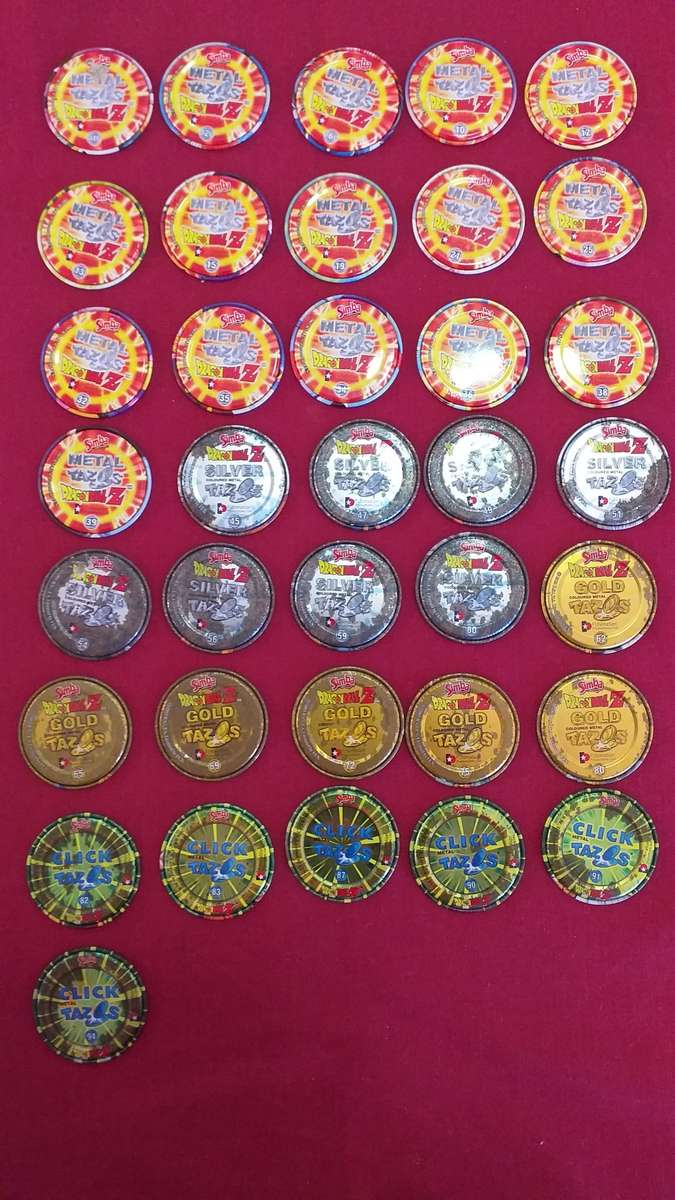 Dragon ball Z tazos - Incomplete set