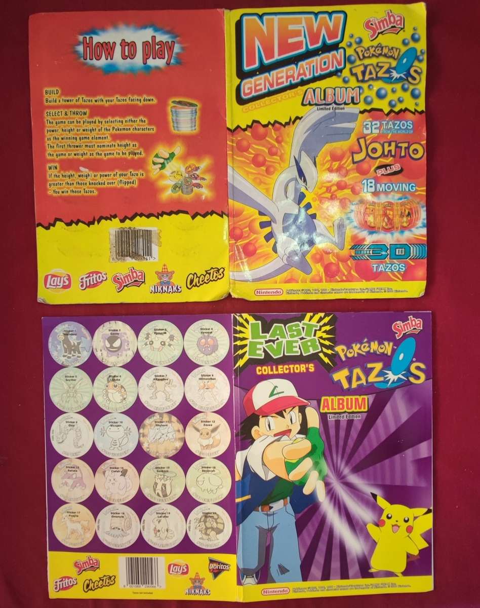 Pokemon tazo albums 4/5 complete collection