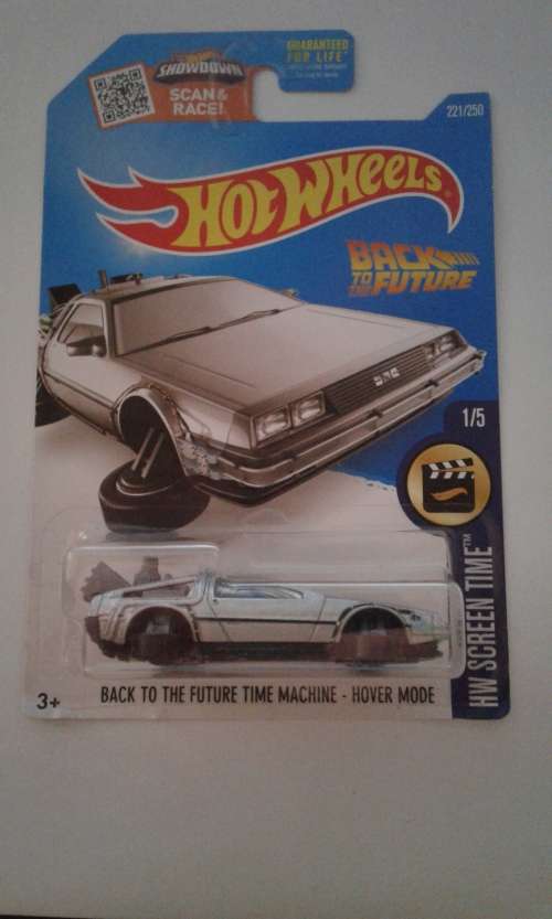 HOTWHEELS BACK TO THE FUTURE (LONG CARD)