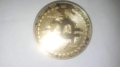 GOLD PLATED BITCOIN