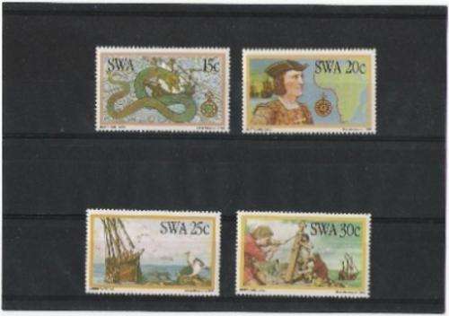 South west africa. 1982. Discoverers of S.W.A. Set of 4. Mint.