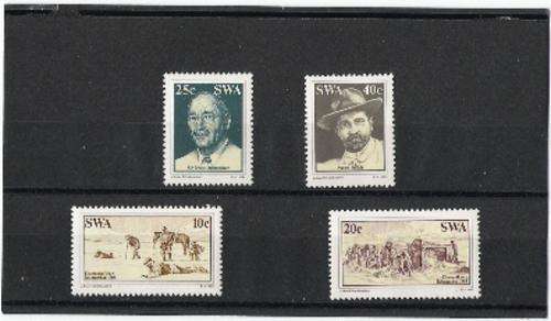 South west africa. 1983. 75TH anniversary of discovery of diamonds. Set of 4. Mint.