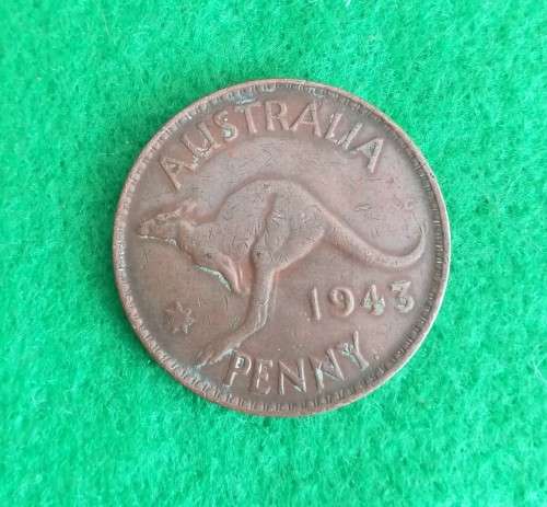 AUSTRALIAN COIN: AUSTRALIA PENNY DATED 1943