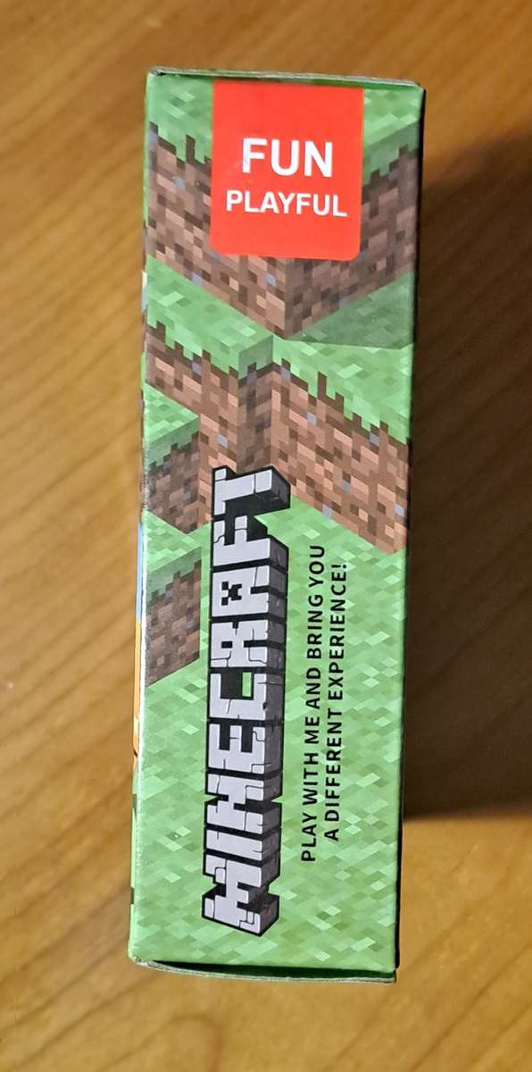 Minecraft Alex Figure with Digital Time Interface (Still in original box)