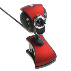 USB 2.0 50.0M 6 LED PC Camera HD Webcam Camera Web Cam with MIC for Computer PC Laptop