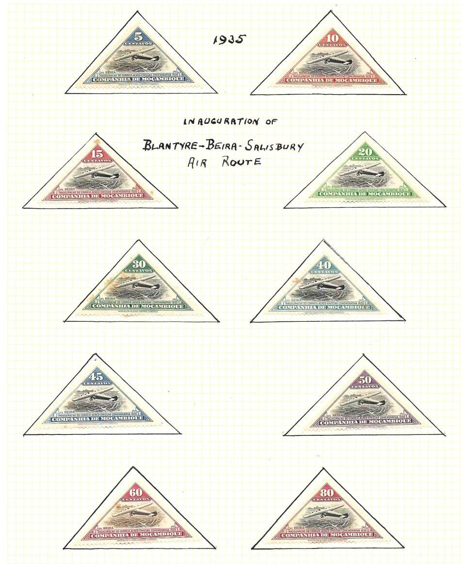 MOZAMBIQUE AIRMAIL SETS