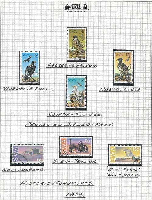 SOUTH WEST AFRICA- EXHIBITION MATERIAL IN RING BINDER