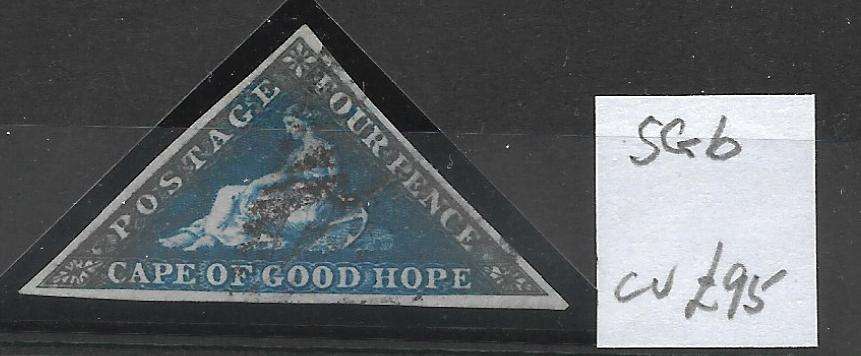 CAPE OF GOOD HOPE TRIANGLE  SG6b   THREE  MARGINS