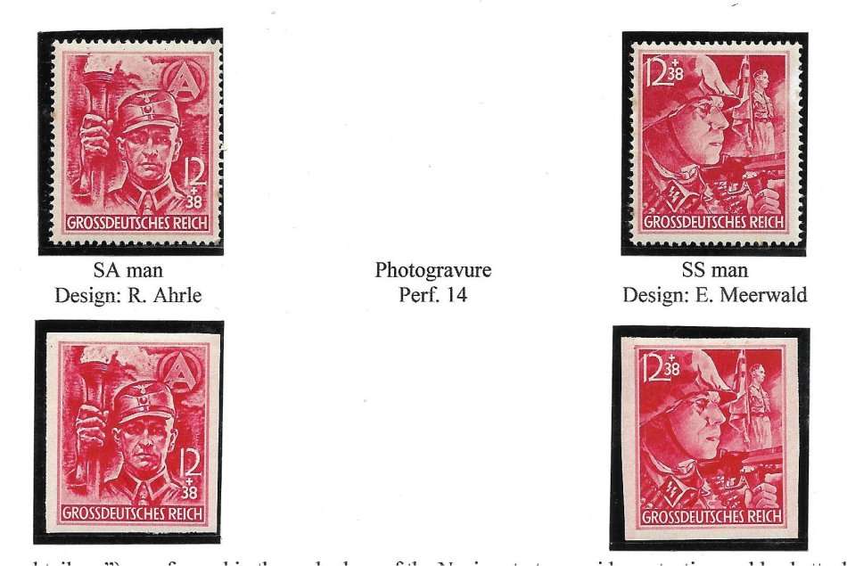 DEUTSCHES REICH  Mi 909&910  SCARCE ITEMS