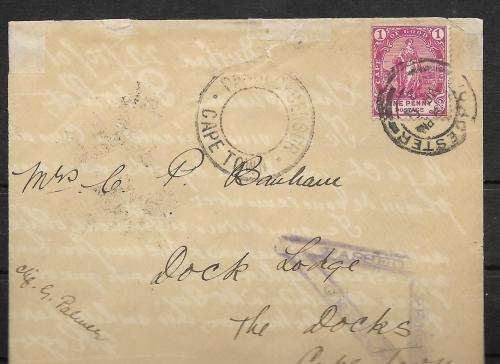 1901 BOER WAR COVERS- OPENED UNDER MARTIAL LAW