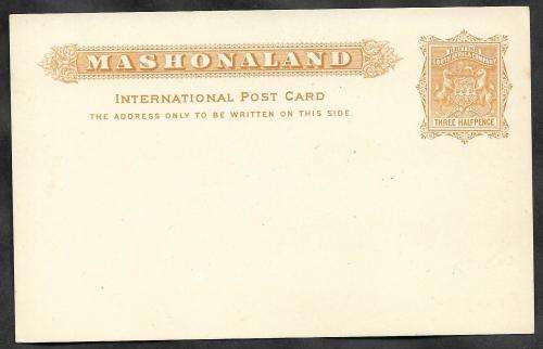 BRITISH SOUTH AFRICA COMPANY POST CARDS     MASHONALAND