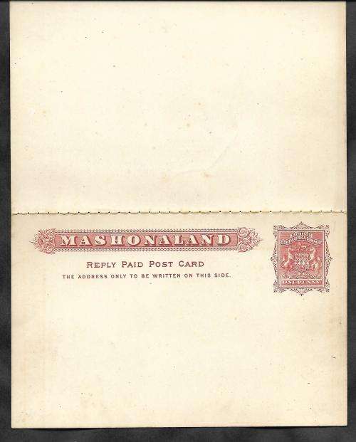 BRITISH SOUTH AFRICA COMPANY POST CARDS     MASHONALAND