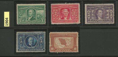 USA 1904 MINT SET