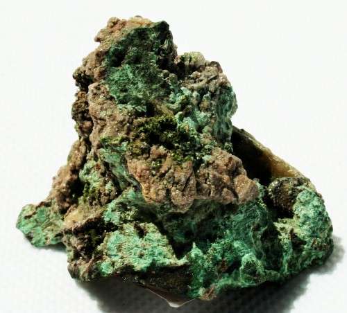 *GEMSTONE* WOW  RARE MALECHITE CRYSTALS & HEMATITE COLLECTORS MINERAL ! WOW !