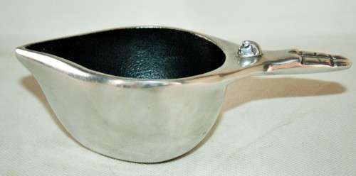 *CARROL BOYES* SIGNED CARROL BOYES PEWTER SAUCE/MILK BOAT !