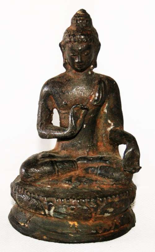 *BUDDHA*EXTREMELY RARE BRONZE 16-17TH CENTURY BURMESE AVA BUDDHA - VALUE R17 500.00