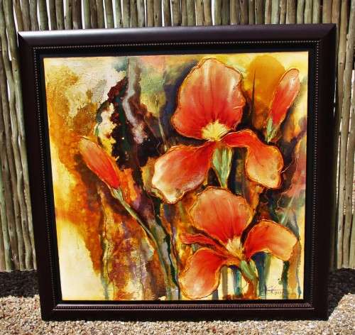 *SKINNER* SUPER HUUUUGGEEEEE FRAMED FREDDIE SKINNER ORIGINAL PAINTING - VALUE R18500.00