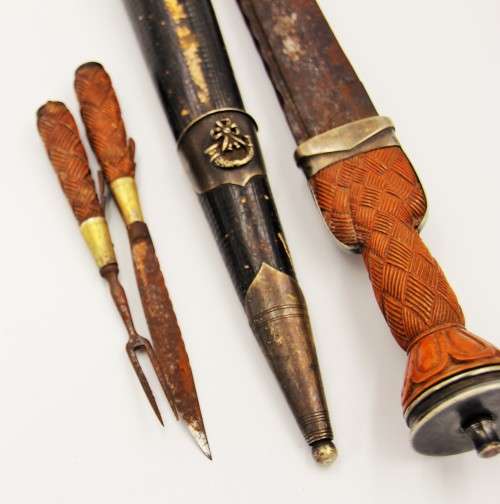 *SCOTTISH*ULTRA SCARCE LARGE SCOTTISH INFANTRY OFFICERS DIRK