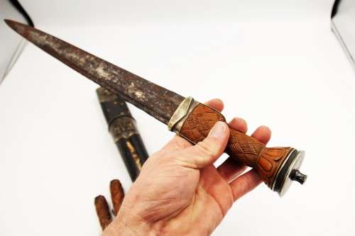 *SCOTTISH*ULTRA SCARCE LARGE SCOTTISH INFANTRY OFFICERS DIRK