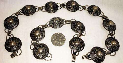 WOW! CANDIDA STERLING SILVER DESIGNER NECKLACE WITH MATCHING BRACELET !HEAVY!!