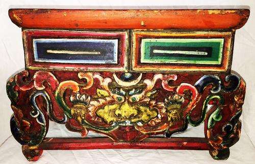 RARE!!! VERY OLD ORIENTAL DRAWER TABLE ! 35CM X 19CM