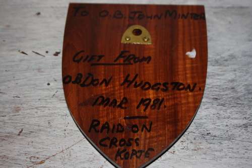 Rhodesia War Plaque (Raid on Kopje)