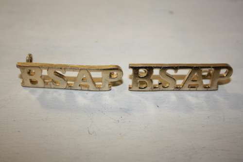 Rhodesia Pair of BSAP badges