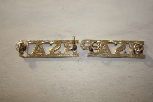 Rhodesia Pair of BSAP badges