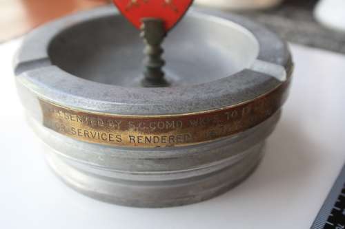 SADF 6 Maintenance Base Metal Ashtray