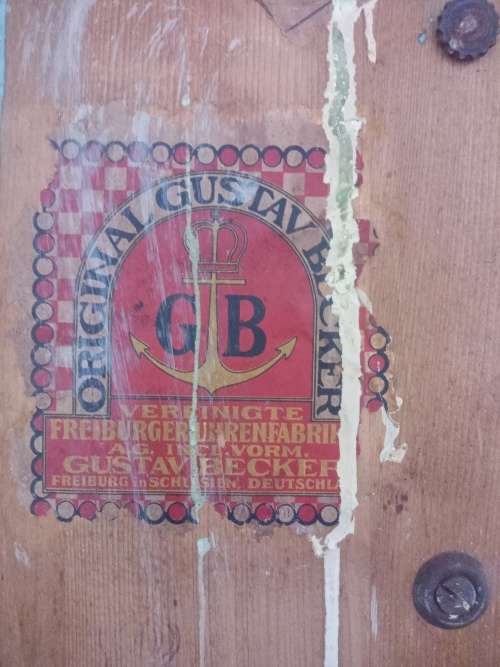 Gustav Becker Wall Clock