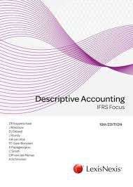 Descriptive Accounting IFRS Focus 19th Edition