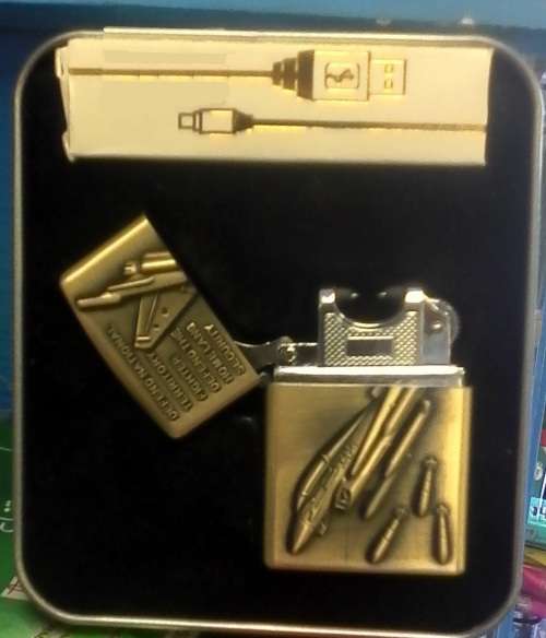 USB Rechargeable Lighter Flameless Lazer Ignited