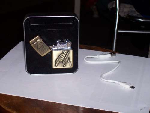 USB Rechargeable Lighter Flameless Lazer Ignited