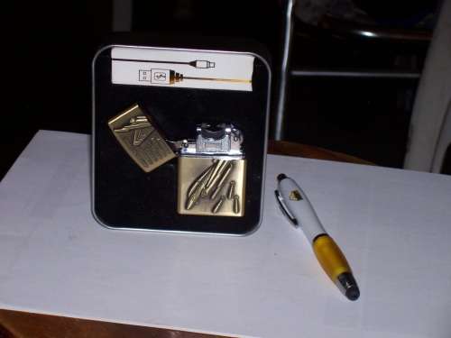 USB Rechargeable Lighter Flameless Lazer Ignited