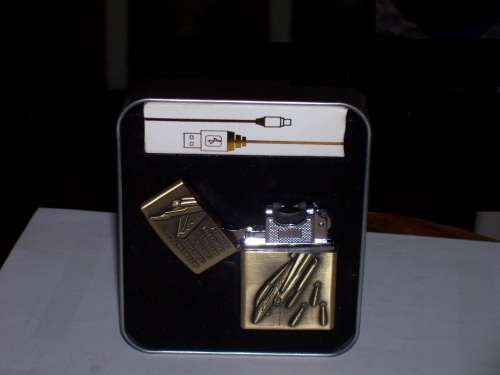 USB Rechargeable Lighter Flameless Lazer Ignited