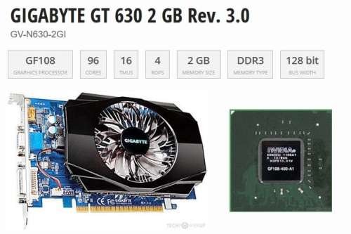 Nvida Geforce GT 630 2GB