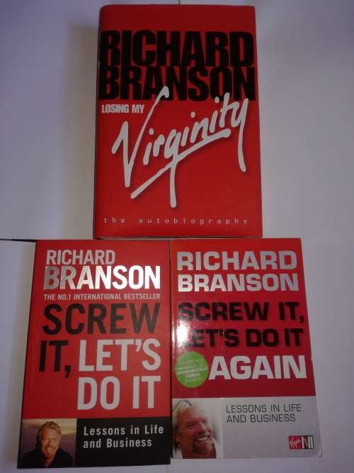 Richard Branson Collection: Losing My Virginity, Screw It Let's Do It & Screw It Let's Do It Again