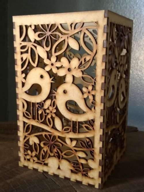 Unique Wooden Candle Holder