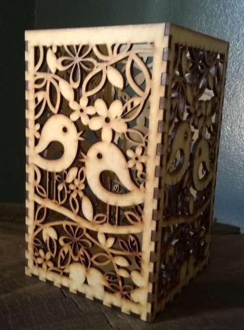 Unique Wooden Candle Holder