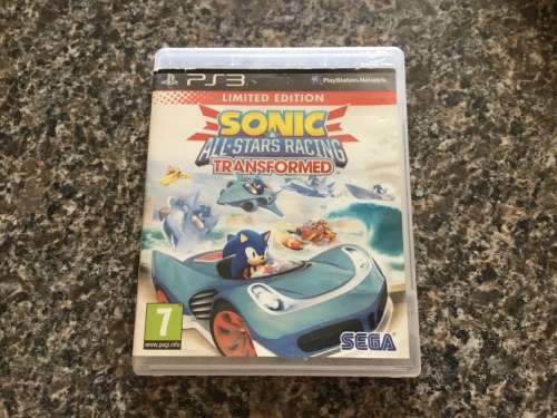 PS3 Sonic All Star Racing Transformed Limited Edition